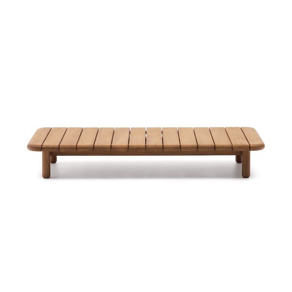 Zahradní odkládací stolek z teakového dřeva 70x140 cm Turqueta – Kave Home