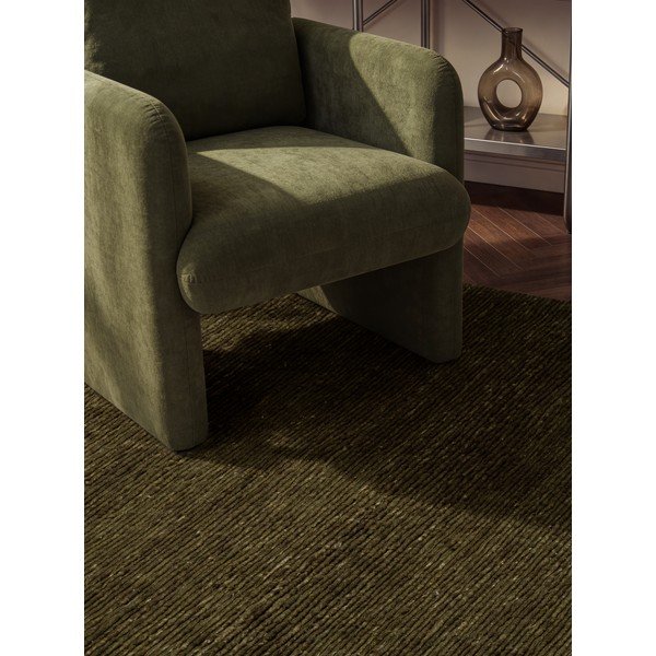 Tmavě zelený ručně tkaný vlněný koberec 200x290 cm Bexley Woolwich – Ted Baker-image-2