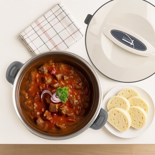 Krémová termoska na jídlo 6 l Termo – Orion-image-1