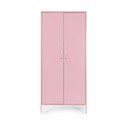 Světle růžová kovová uzamykatelná skříňka 80x185x50 cm Cambridge – Yes Everyday