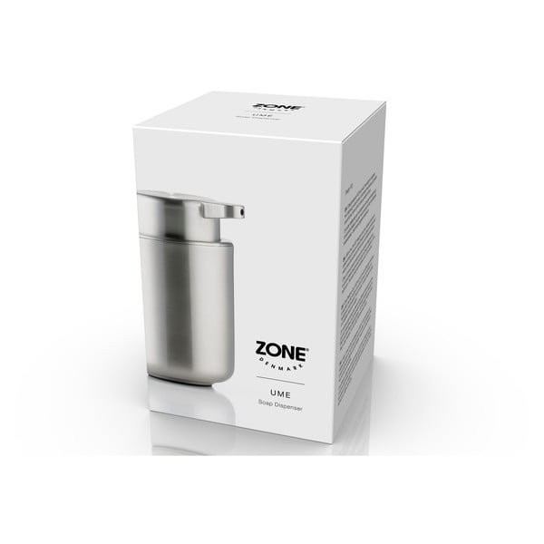 Dávkovač mýdla z nerezové oceli v matně stříbrné barvě 250 ml Ume Steel – Zone-image-4