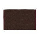 Hnědá koupelnová předložka z bio bavlny 50x80 cm Soft – Mette Ditmer Denmark