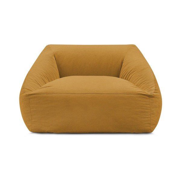 Žlutý manšestrový sedací vak Lilibet – Bobochic Paris-image-3