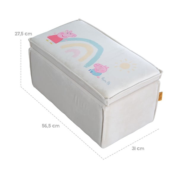 Bílá dětská lavice Peppa Pig – Roba-image-4