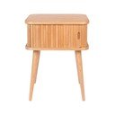 Noční stolek v dekoru dubu v přírodní barvě Barbier – Zuiver