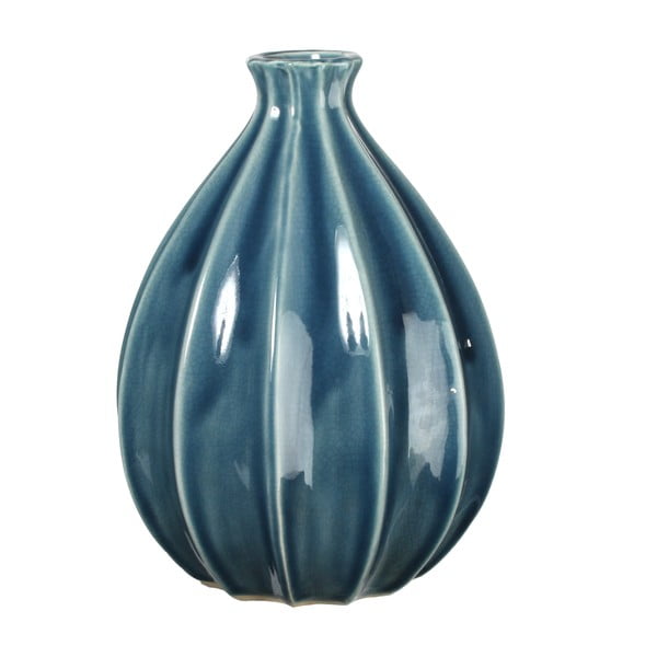 Keramická váza Iza Blue, 25 cm