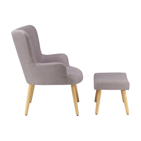 Světle šedé křeslo Coco - Støraa-image-1