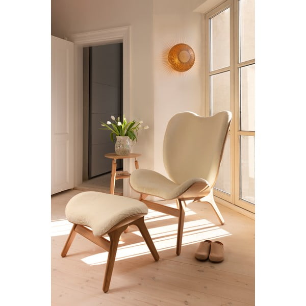 Stropní svítidlo s dřevěným stínidlem ø 35 cm Clava Up – UMAGE-image-4