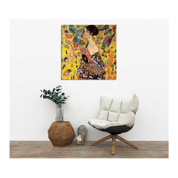 Nástěnná reprodukce na plátně Gustav Klimt , 45 x 45 cm-image-1