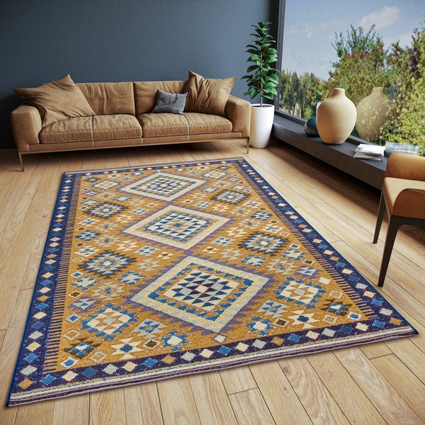 Okrově žlutý koberec 80x165 cm Cappuccino Peso – Hanse Home-image-1