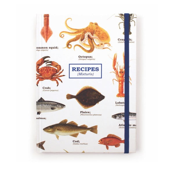Zápisník na recepty Gift Republic Sea Life