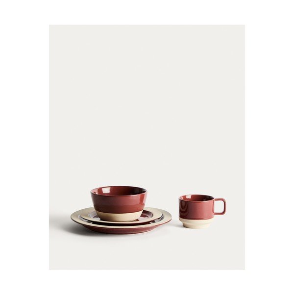 Vínový dezertní  keramický talíř ø 20 cm Doren – Kave Home-image-3