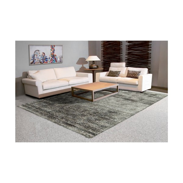Tmavě šedomodrý koberec Arte Espina Grace Shaggy, 120 x 170 cm