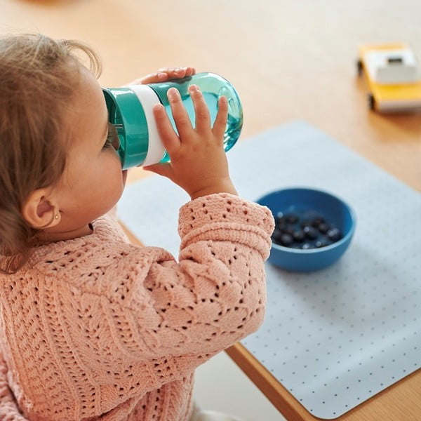 Světle růžový tritanový dětský hrnek 300 ml Flowers & butterflies – Mepal-image-4