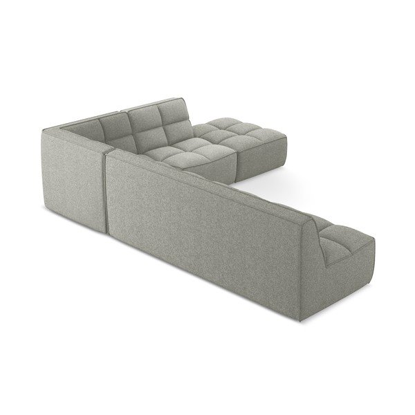 Světle šedá modulární rohová pohovka (variabilní roh) Kalai – Makamii-image-4