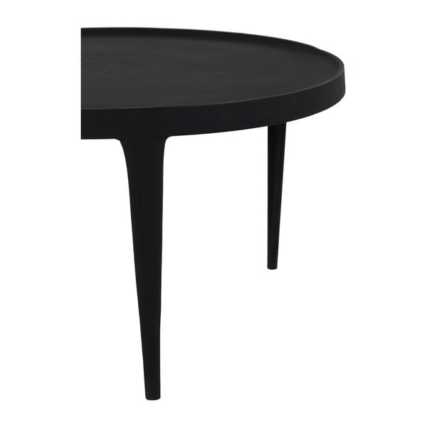 Černé kulaté konferenční stolky v sadě 2 ks ø 75 cm Tobias – Light & Living-image-4