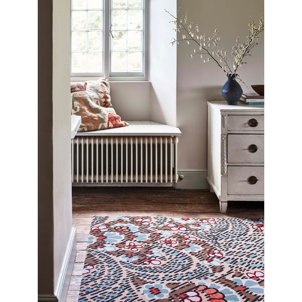 Hnědý vlněný koberec 200x300 cm Paisley – Agnella-image-1