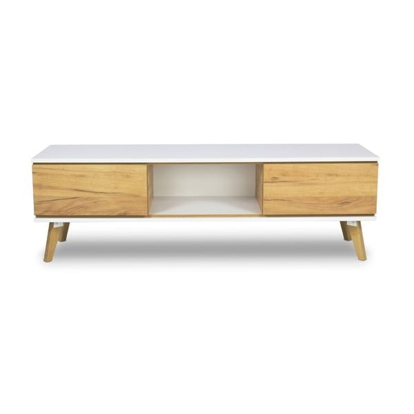 TV komoda v dubovém dekoru SKANDICA Jorgen-image-1