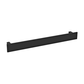 Černý hliníkový držák na osušky Sapho Patron, šířka 60 cm