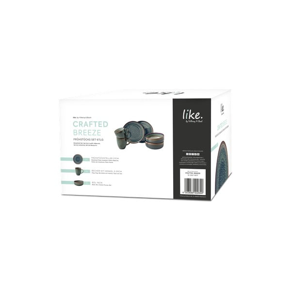 Porcelánová jídelní sada 6 ks Crafted Breeze – like | Villeroy & Boch-image-2