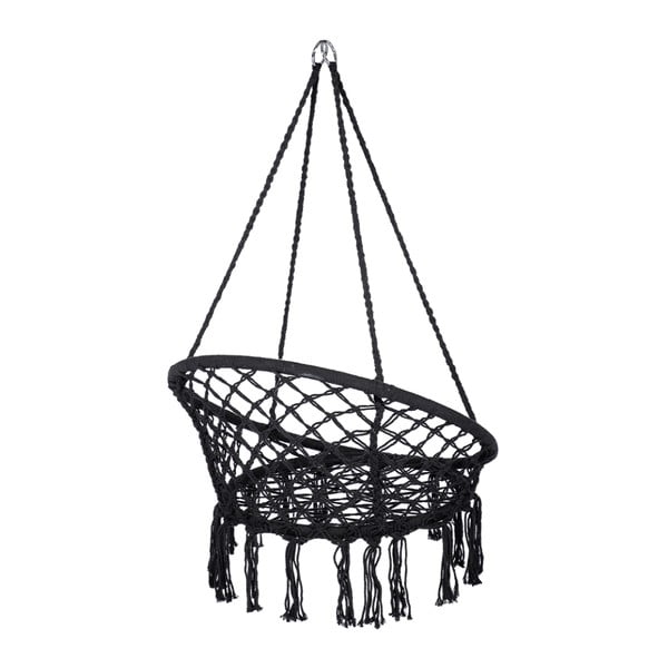 Černé závěsné křeslo Bonami Essentials Hylla-image-3