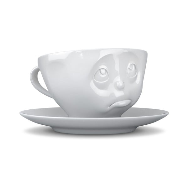 Bílý porcelánový šálek na kávu 58products Oh please, objem 200 ml-image-2