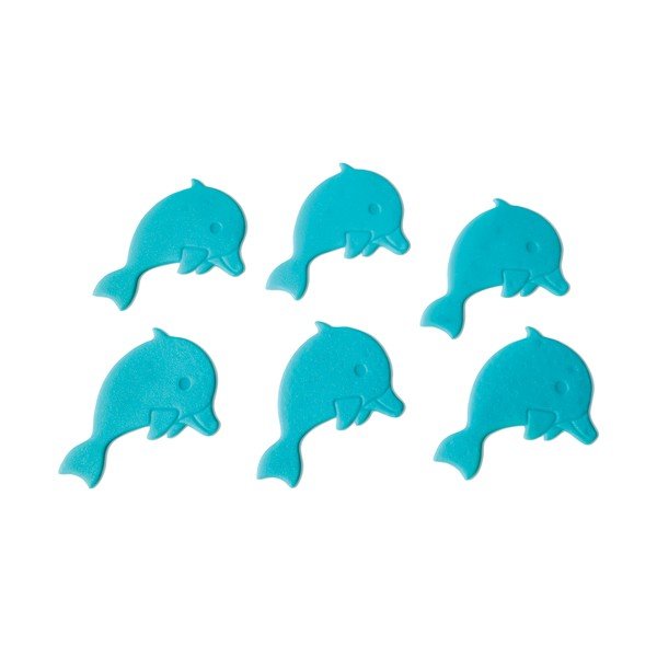 Dětská protiskluzová podložka do vany 12x8 cm Dauphins – Spirella