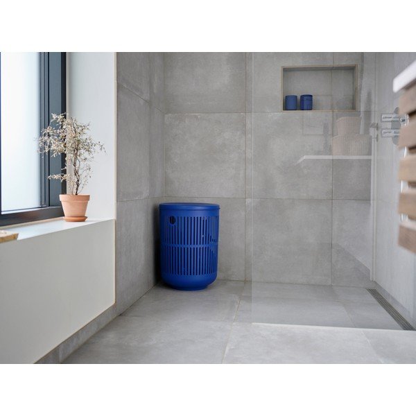 Modrý plastový koš na prádlo 60 l Ume – Zone-image-1