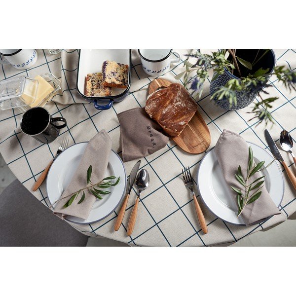 Sada 4 látkových ubrousků s příměsí lnu Really Nice Things Grey, 43 x 43 cm-image-4