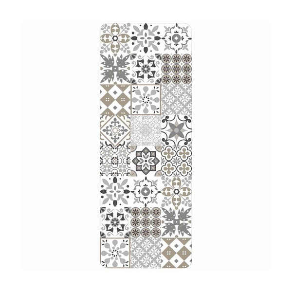 Bílý běhoun z PVC 45x120 cm Salou – douceur d'intérieur