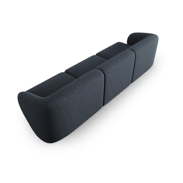 Modrá žinylková pohovka 266 cm Paolo – Milo Casa-image-3