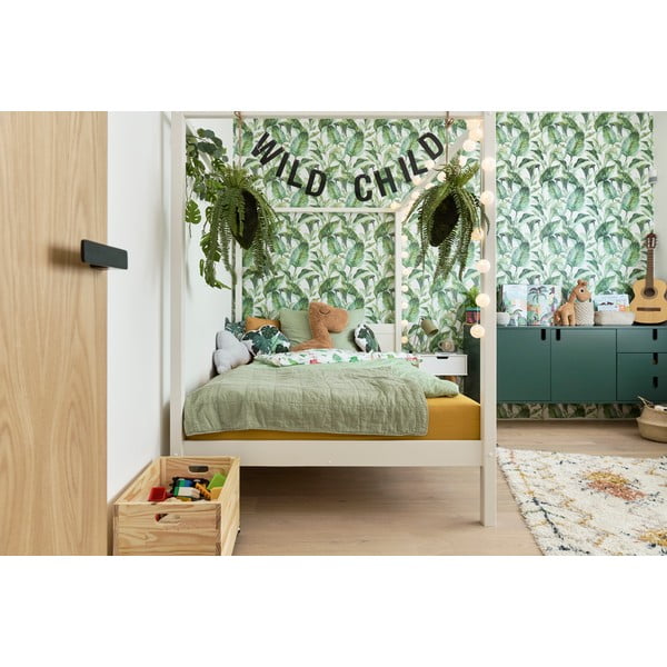 Bílá dětská postel 140x200 cm PINO CANOPY – Vipack-image-3