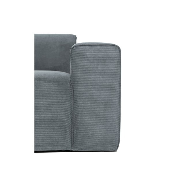 Šedá manšestrová rohová pohovka (pravý roh) Sting – Scandic-image-3