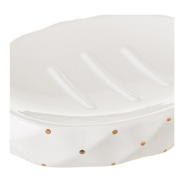 Bílá sada doplňků do koupelny Dottie – Casa Selección-image-3