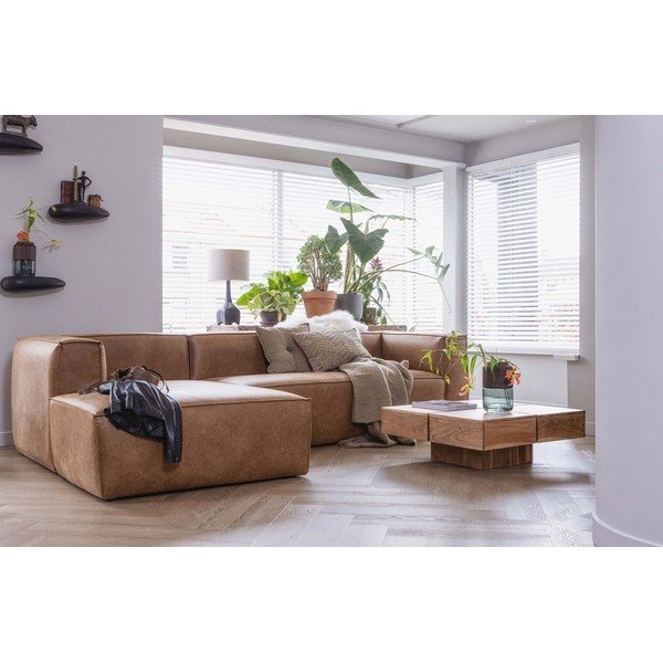 Světle hnědé stínidlo ø 35 cm Asta – WOOOD-image-1