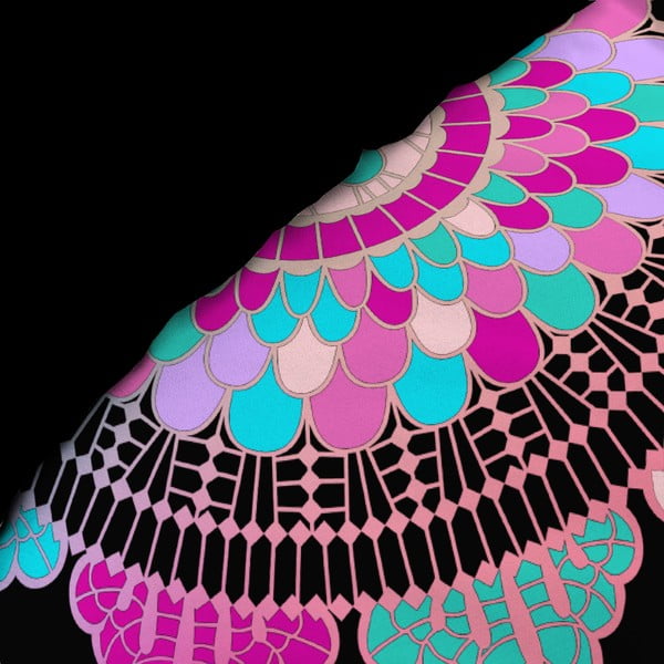 Černé bavlněné povlečení na jednolůžko 140x200 cm Porte Bonheur – douceur d'intérieur-image-4