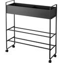 Černý kovový dětský botník 74,5x74,5x22 cm Tower – YAMAZAKI