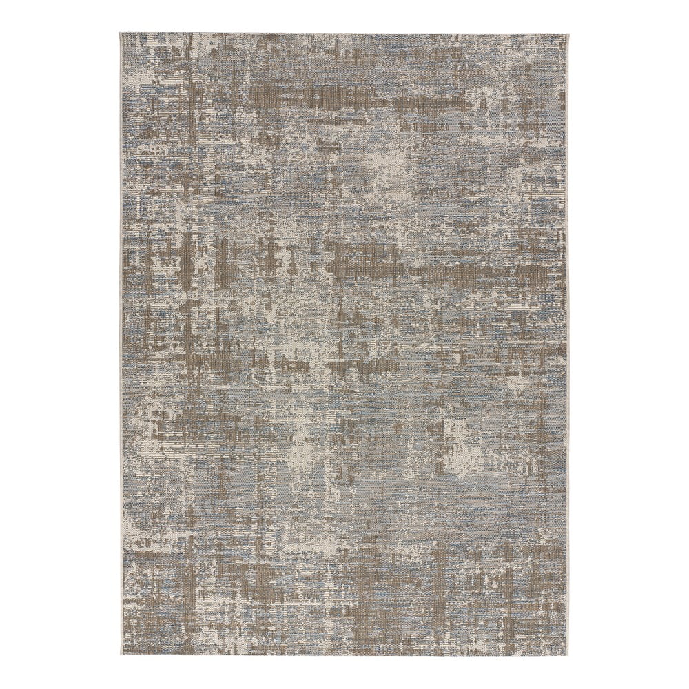 Hnědo-šedý venkovní koberec Universal Luana, 77 x 150 cm