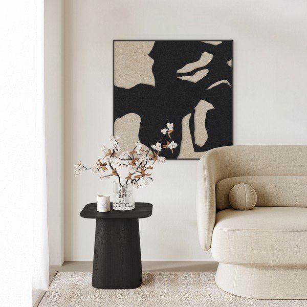 3D obraz s rámem/akustický 102x102 cm Silent Shadow 1 – Malerifabrikken-image-1