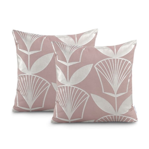 Povlaky na polštáře v sadě 2 ks 45x45 cm Oxford Floris – AmeliaHome-image-1