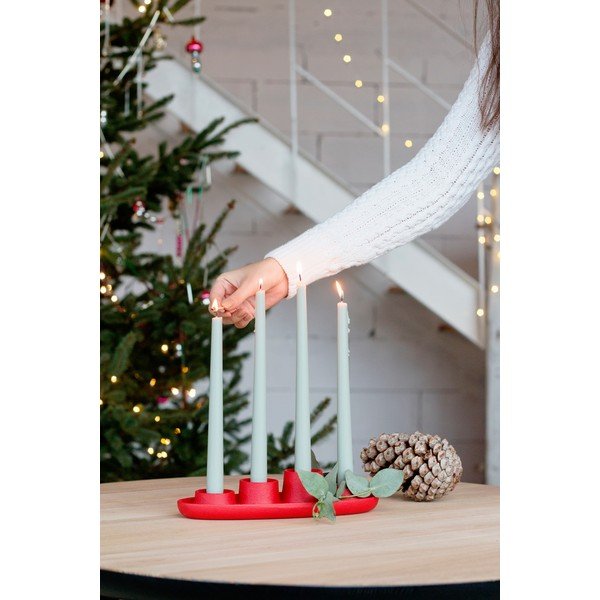 Červený svícen EMKO Aye Aye Four Candles-image-1