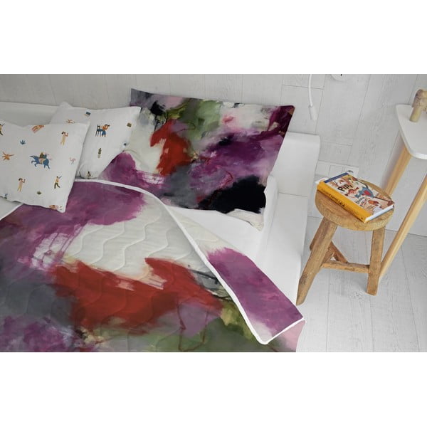 Prošívaná deka a povlak na polštář v sadě z bavlněného saténu 140x200 cm – Butter Kings-image-1