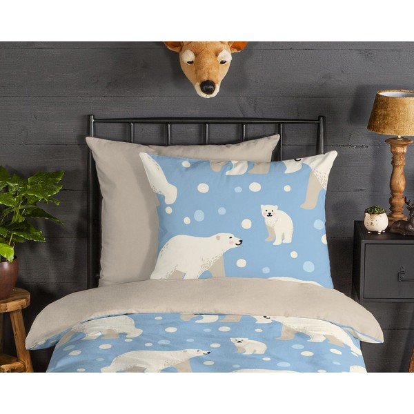 Flanelové dětské povlečení na jednolůžko 140x200 cm – Good Morning-image-2