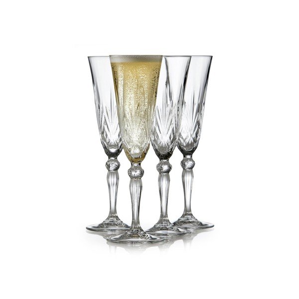 Skleničky v sadě 4 ks na sekt 160 ml Melodia – Lyngby Glas-image-4