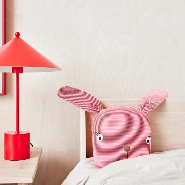 Červená kovová stolní lampa (výška 50 cm) Kasa – OYOY Living Design-image-1