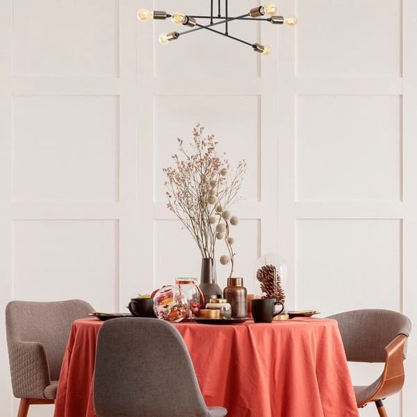 Černé stropní svítidlo Fleur – Opviq lights-image-1