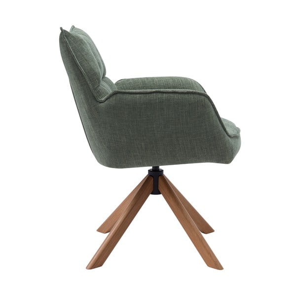 Zelená čalouněná jídelní křesla v sadě 2 ks Marilla – Unique Furniture-image-4