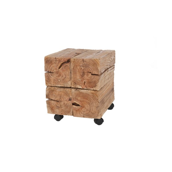 Dřevěný stolek na kolečkách Woodlogs