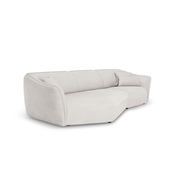 Černá sametová rohová pohovka Tokyo – Cosmopolitan Design-image-2