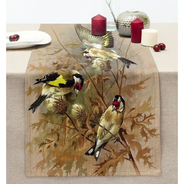 Běhoun na stůl 40x130 cm Yellow Bird – Mila Home-image-1
